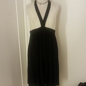 Halter Tie Dress with pleats
